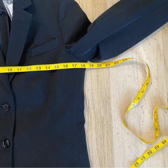 La Perla tailored black silk blend blazer Made in Italy - Picture 12 of 14